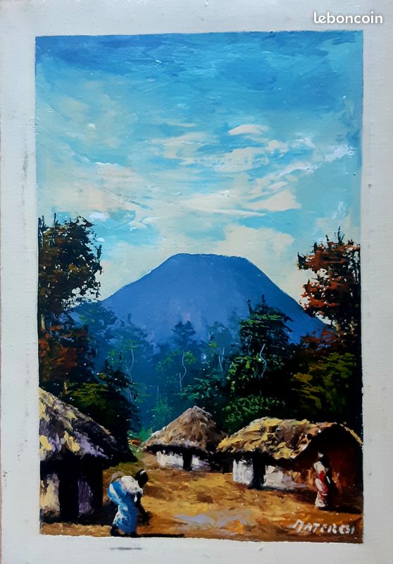 Peinture sur toile signée "Materesi" Congo (image 1)