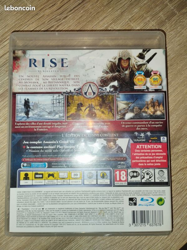 Assassins Creed III ps3 (image 3)