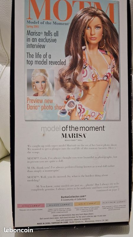 Boneca Barbie Marisa Beach Model Of The Moment - Hobbies e coleções