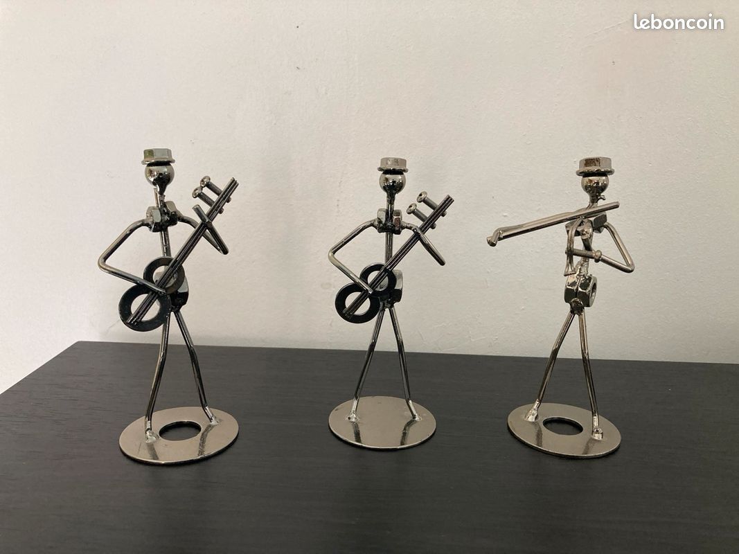 Figurines Musiciens en acier (image 1)