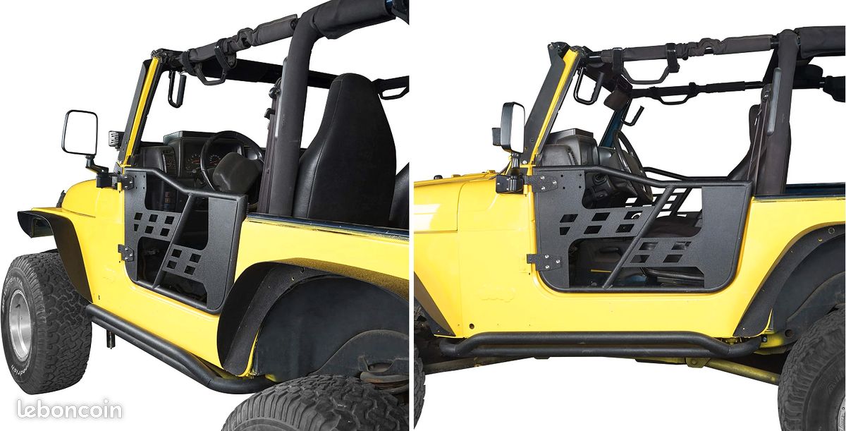 Repose-pieds Pour Jeep Wrangler TJ 1997u20132006 Charni Re De Porte