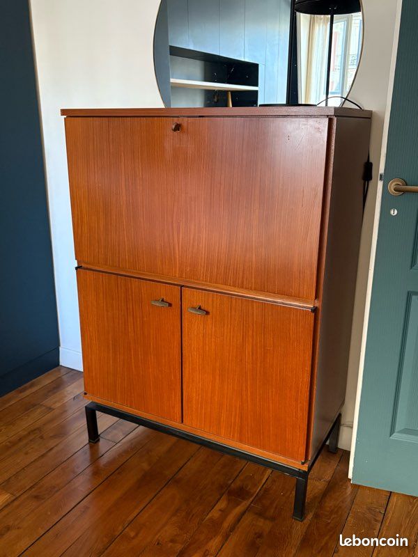 Buffet secrétaire bois 100x35x85ht - Ameublement
