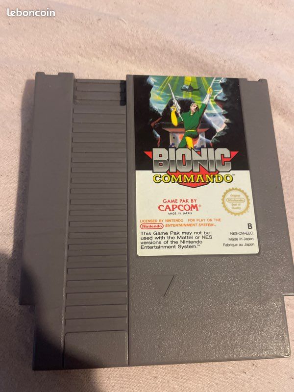 Bionic commando jeux Nintendo nes (image 1)