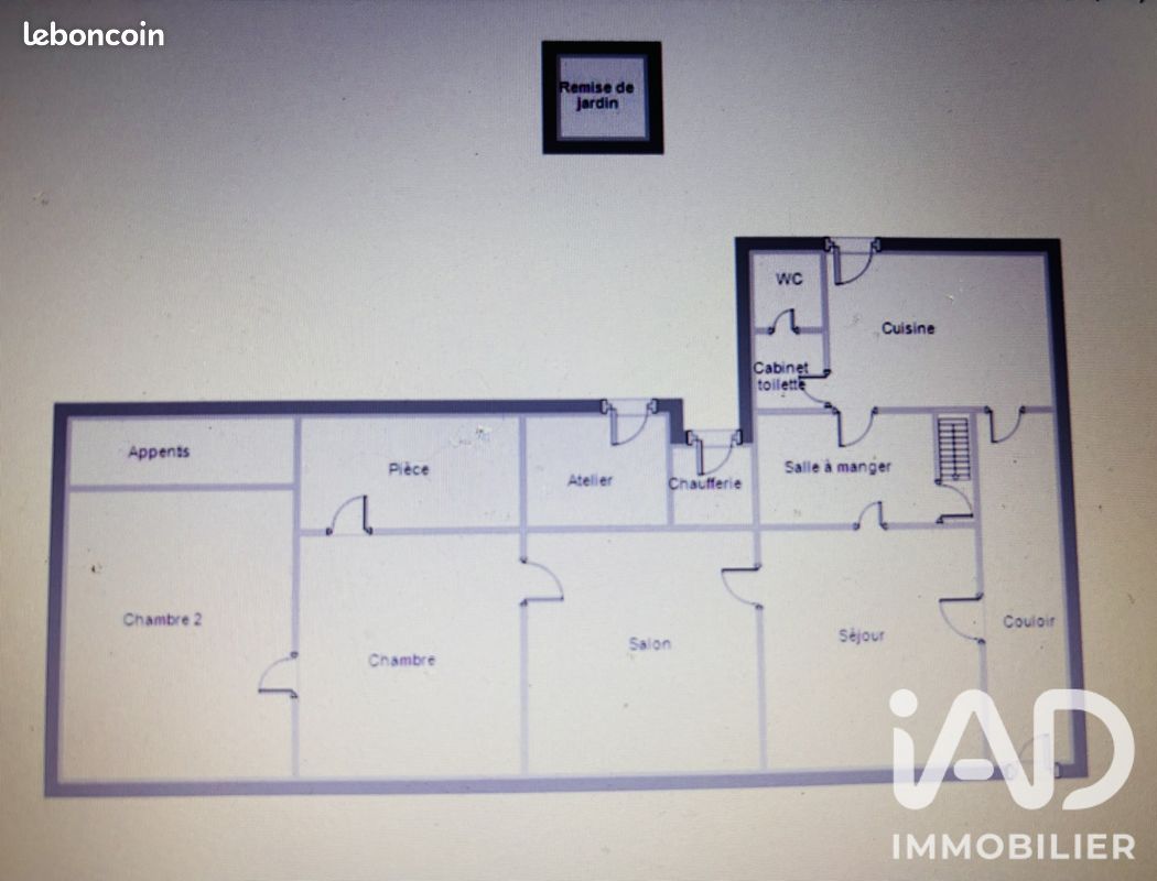 Maison 5 pièces 72 m² · à Fours · 72 m² · 50 000 €