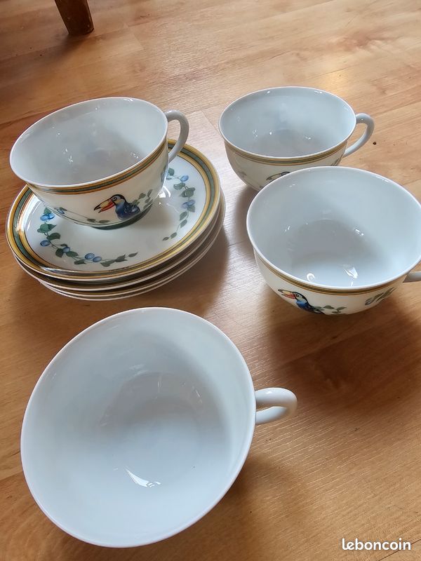 Tasse en céramique de tasse de café de soucoupe de vaisselle, tasse à