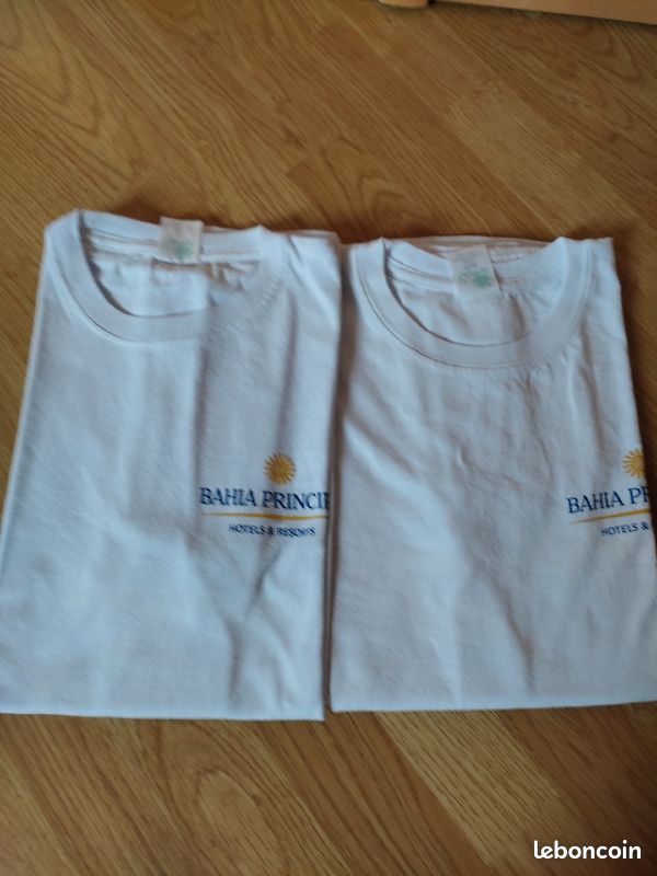 Lot de 2 tee-shirts blanc Yama (image 1)