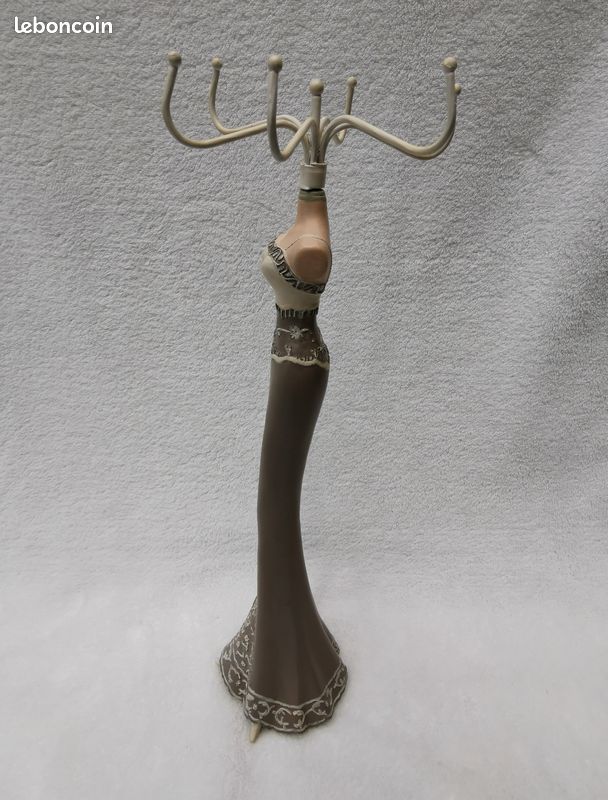Présentoir Porte-bijoux SAOYA Vintage - Hauteur 16,5 Cm - Français