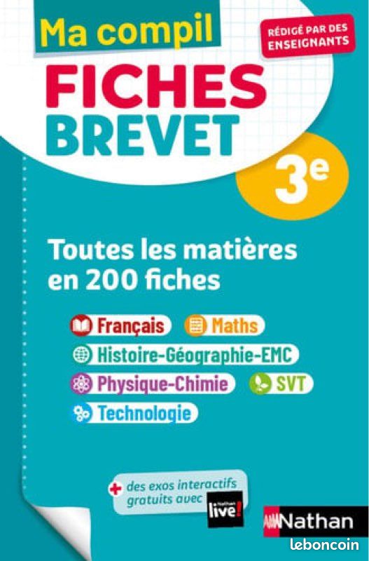 Fiches brevet 3eme Nathan (image 1)