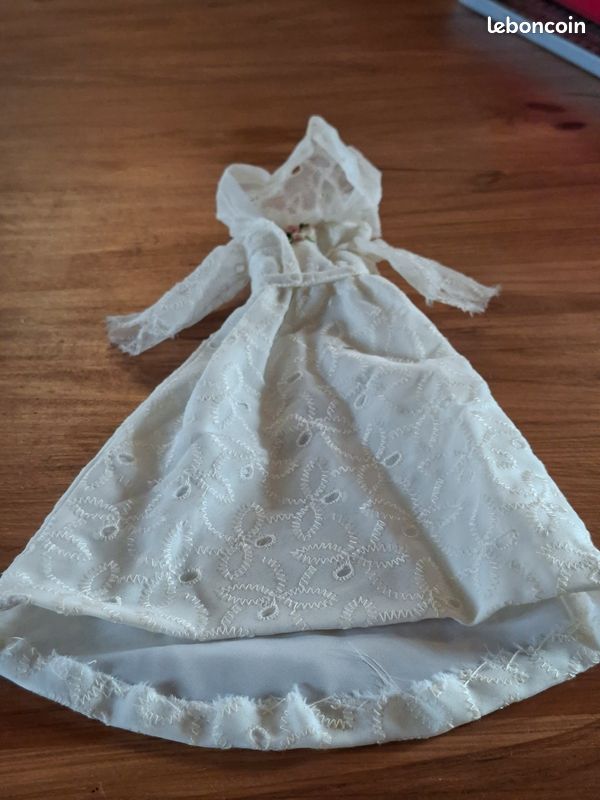 Robe De Mariée Barbie Vintage - Poupée Collection, Occasion
