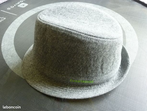 Chapeau melon western vieilli Clochard gris foncé - France