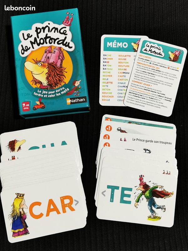 Jeu De Cartes Motordu – Dès 7 Ans – 43 Cartes – 10 Min – Créer Et Voler Des Mots – Fous Rires Garantis