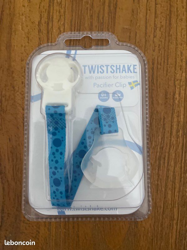 Twistshake Twistshake Pacifier Clip Black - Attache-suce 