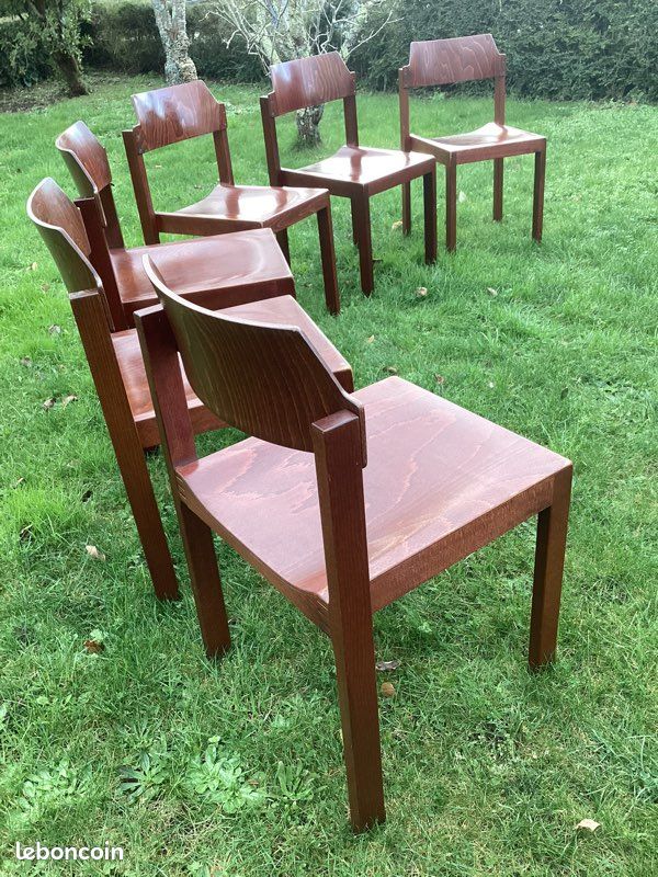 6 chaises vintage schlapp mobel (image 17)