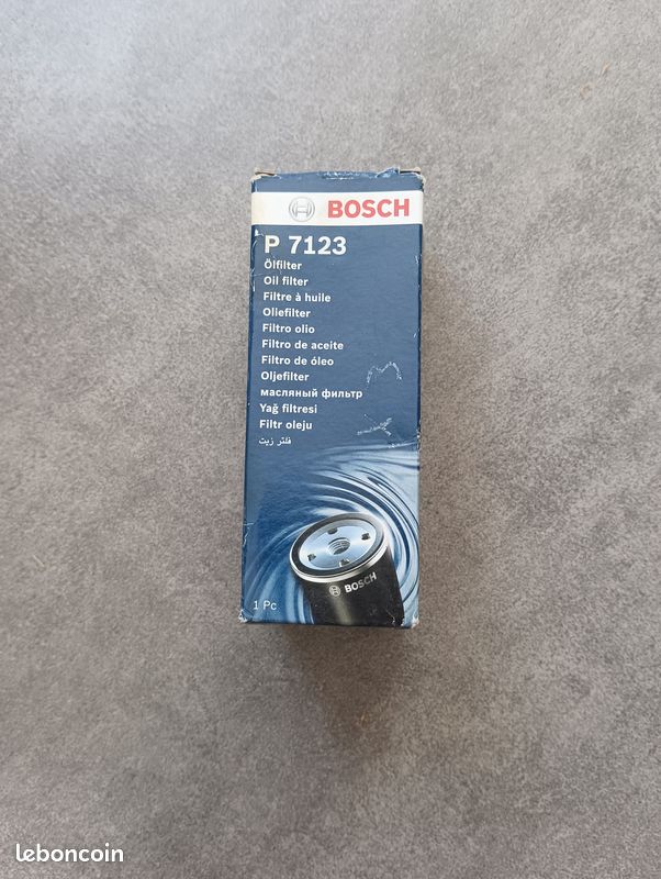 Bosch P7123 Filtre à Huile Auto - Protection Moteur Fiable Et Haute Performance