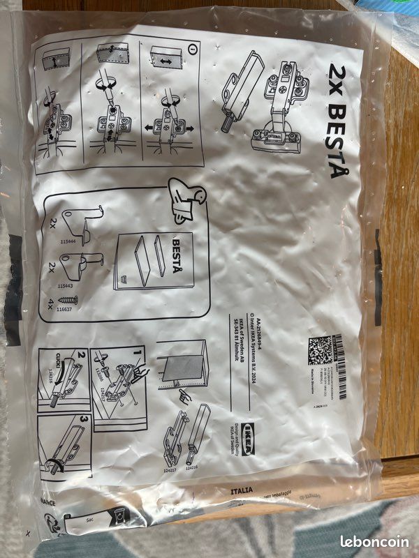 Charnières IKEA Besta x2 (image 1)