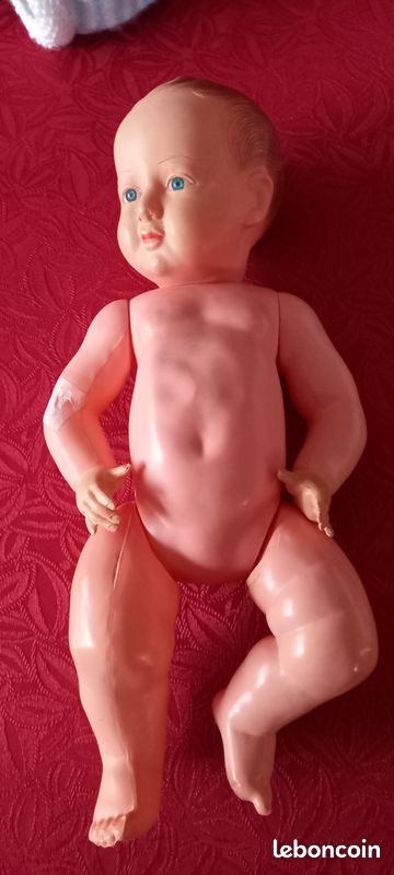 Ancien poupon baigneur Petit Colin tête d'aigle France Yeux dormeurs 50 cm Ancien poupon baigneur Petit Colin tête d'aigle France Yeux dormeurs 50 cm