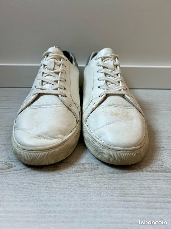 Chaussures baskets blanches Jules avec semelles scholl gel