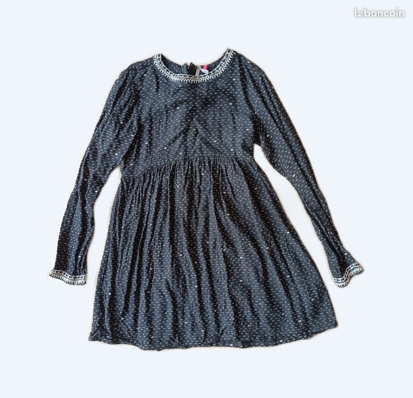 Robe Longue Robes Orchestra Robe Fille Orchestra Ans Noire Manches