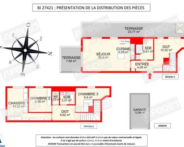 Appartement 520 000 € - 93 m²