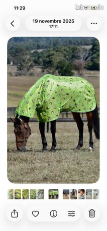 Chemise anti-mouches pour cheval Premiere Equitation Animal Print