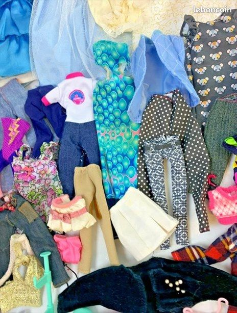 Barbie Clone Poupées Mannequins Lot Vêtements Accessoires Collection Vintage Années 80 90 (image 8)