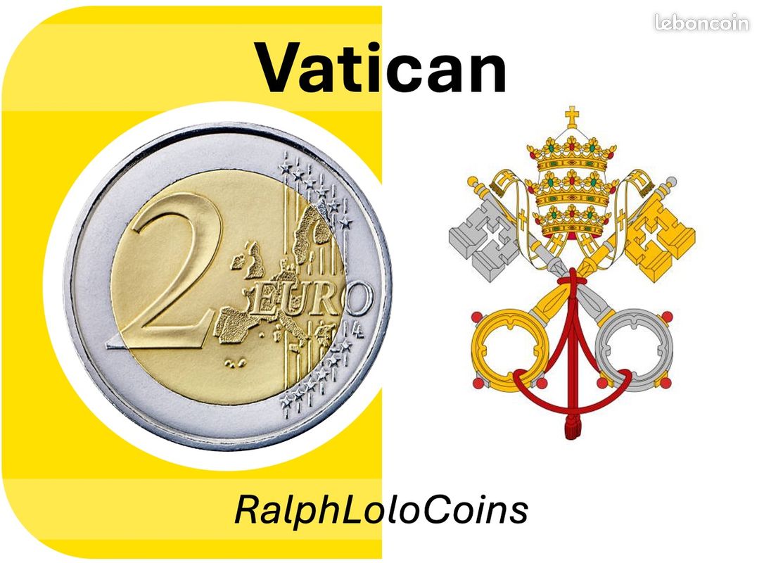 Pièces commémoratives 2 euros Vatican (image 1)