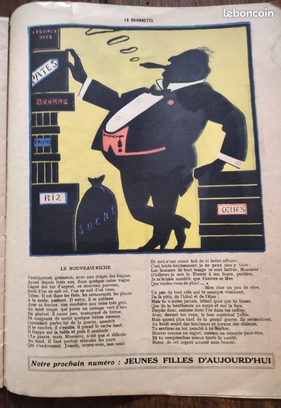 Périodique La baïonnette, n°135, ombres de guerre (image 7)