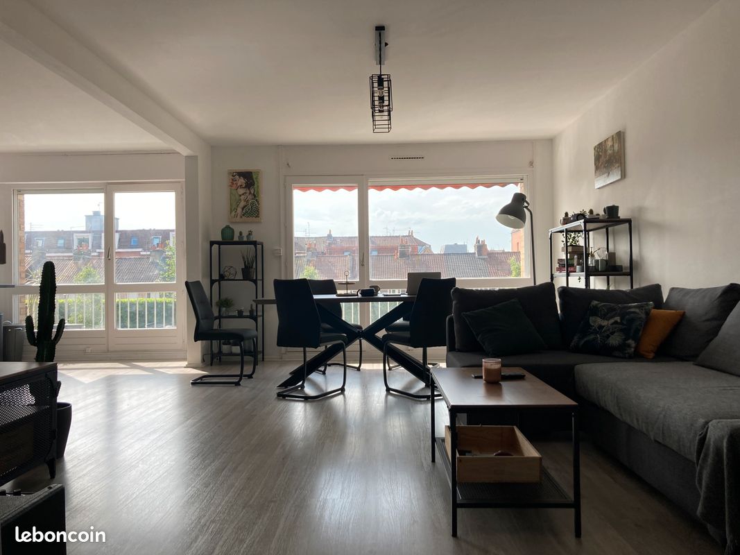 Appartement T5 120,37 m² - 4 chambres, 2 SDB, balcon plein sud - Lille Euratechnologies (image 3)
