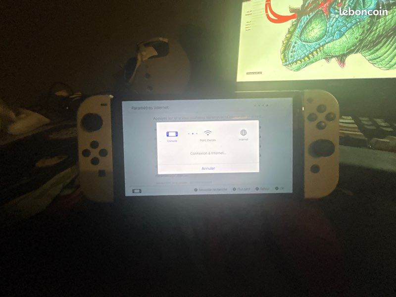 ⚠️switch oled avec 3 jeux⚠️ (image 1)
