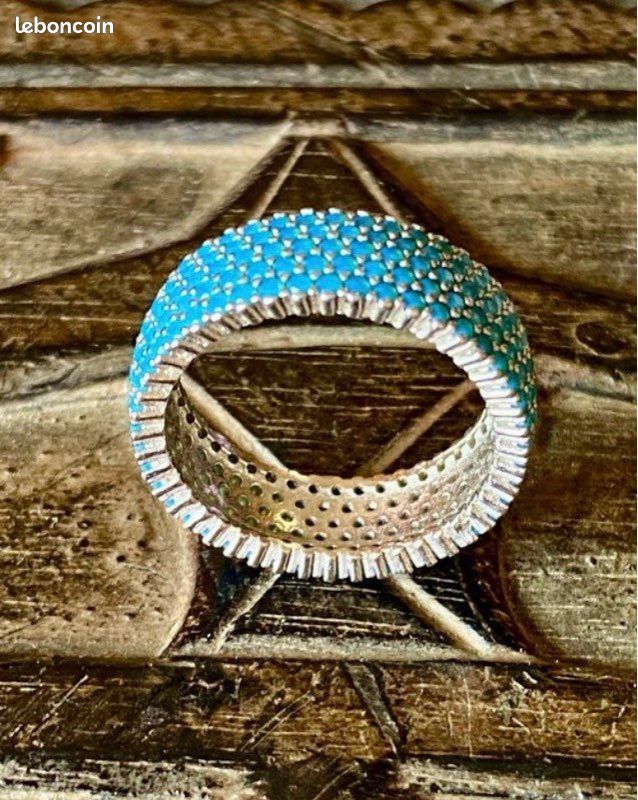 Bague Honorine Turquoise & Argent 925 - Maison Gaïa