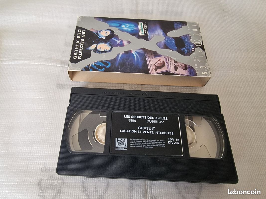 Lot de 5 - K7 vhs ( Elie Kakou, Volcano, MIB, X-Files ) (image 10)