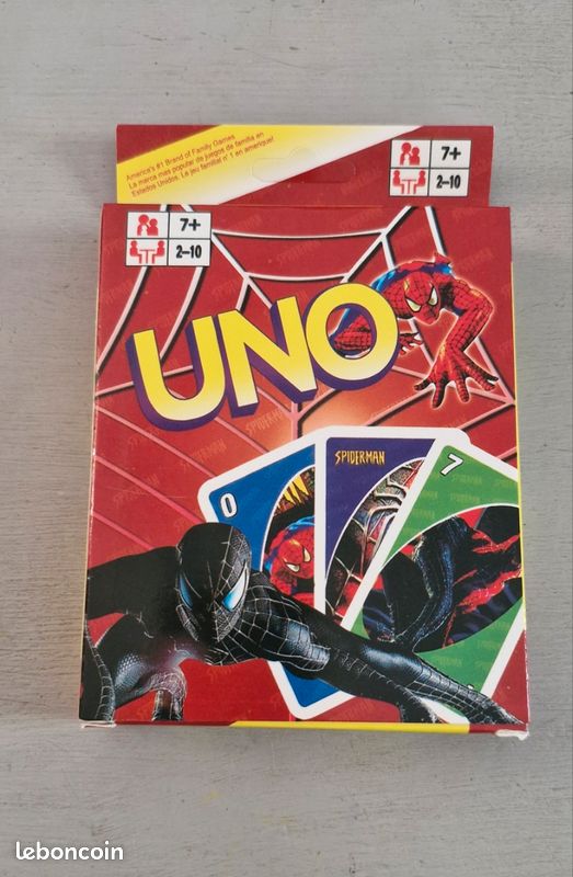 Jeu Uno Spiderman neuf (image 2)