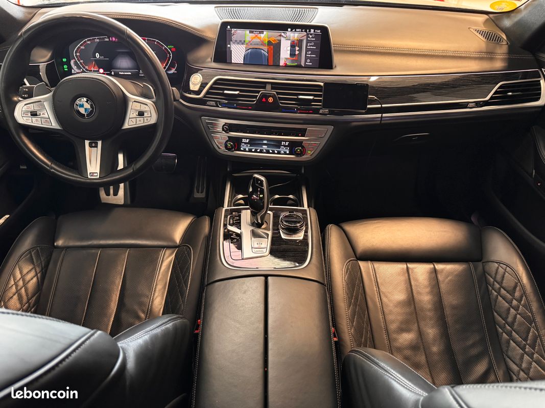 BMW SERIE 7 3.0 740 D 320 M-SPORT XDRIVE /SUIVI FULL BMW/PACK INNOVATION/PREMIERE CLASSE/ASSIST PLUS/ASSIST PRo (image 3)