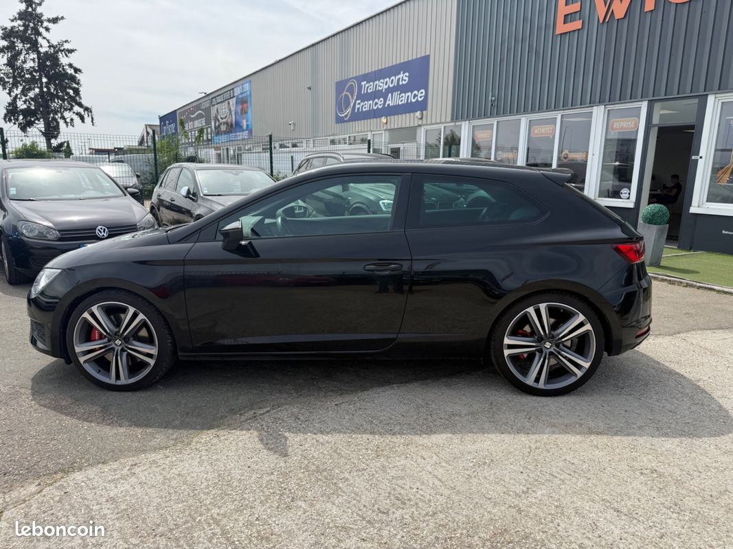 SEAT Leon SC 2.0 TSI 290 CH CUPRA BVA - CARPLAY/ANDROID AUTO - REGULATEUR ADAPTATIF - SIEGES AV CHAUFFANTS - (image 3)