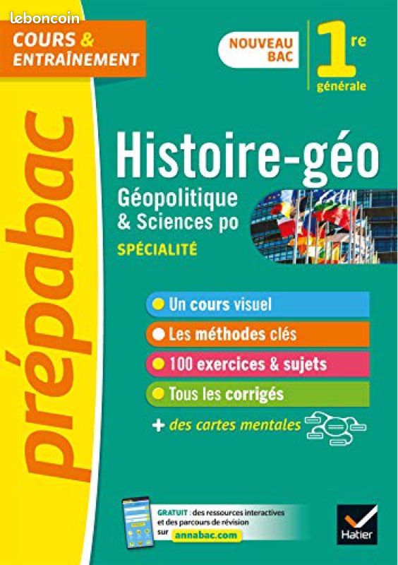 Prépabac Histoire-Géo, Géopolitique et Sciences Po 1ère (image 1)