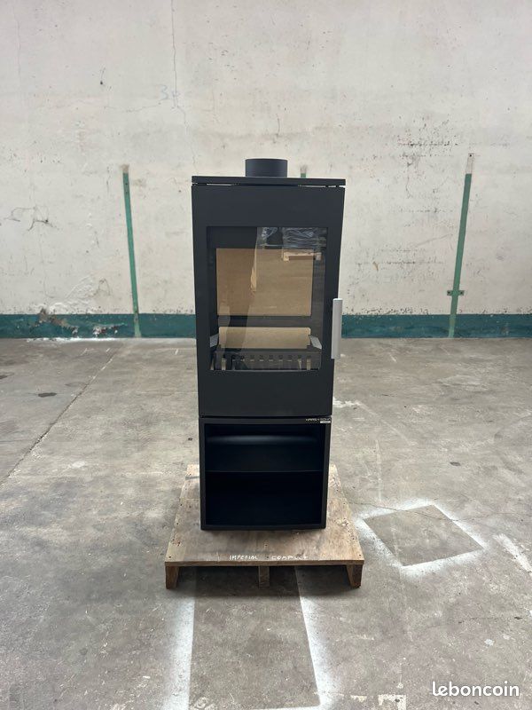 Neuf, à voir : Poêle bois 3 vitres Autrichien Haas + Sohn Wien II easy (image 3)