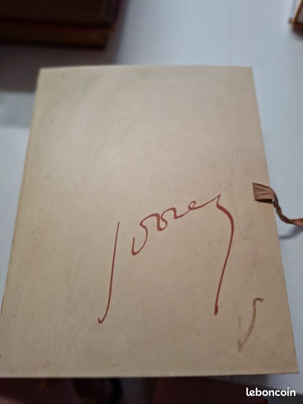 3540:Gustave Doret Catalogue Des Oeuvres Textes Et Documents 2 Volumes Coffret 1990 (image 3)