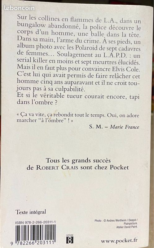 Livre de Robert Crais « À l’ombre du mal » (image 2)