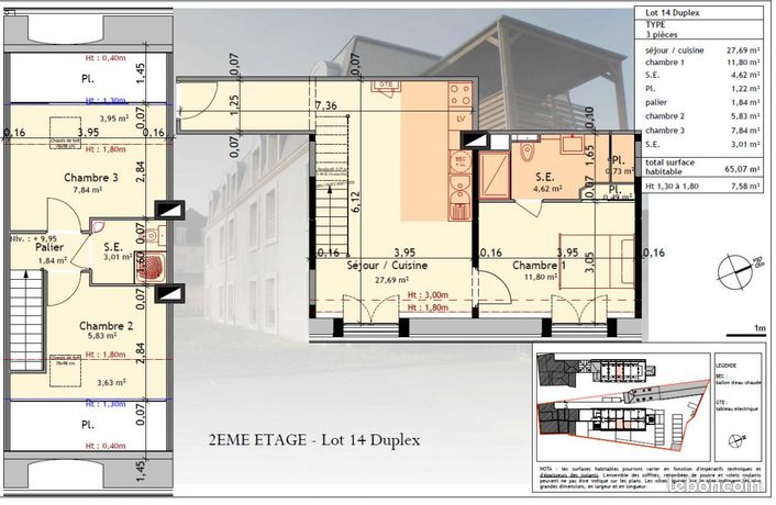 Appartement 4 pièces 73 m²