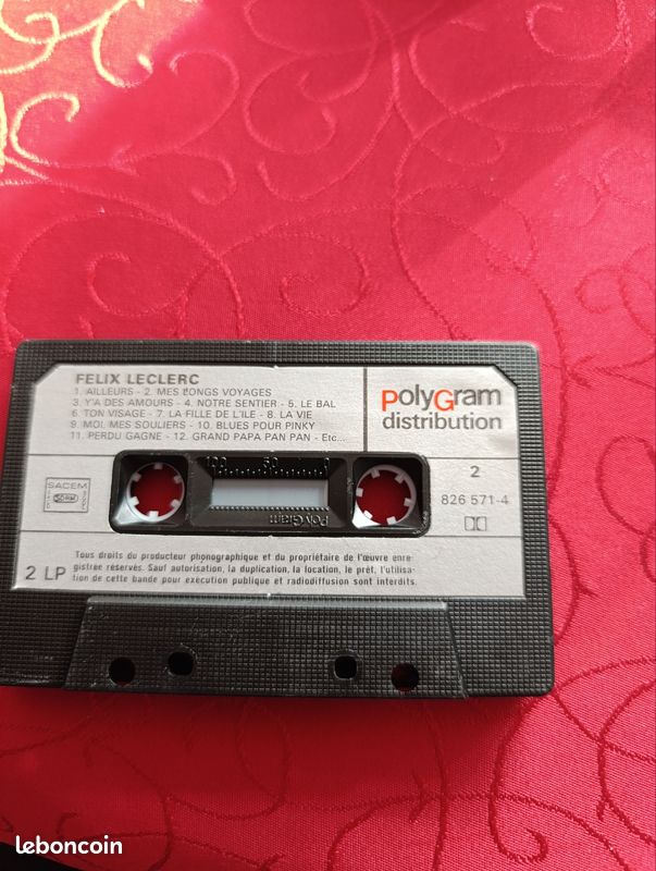 Cassette audio Félix Leclerc (image 5)