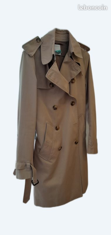 Trench manteau Sandro couleur beige Vêtements