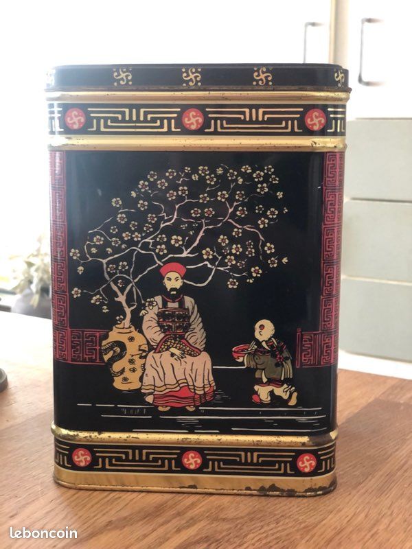 Boîte à thé vintage asia (image 2)