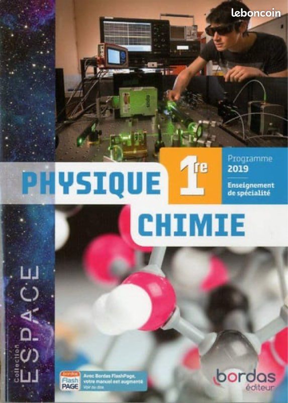 Livre spécialité physique chimie 1ére (image 1)