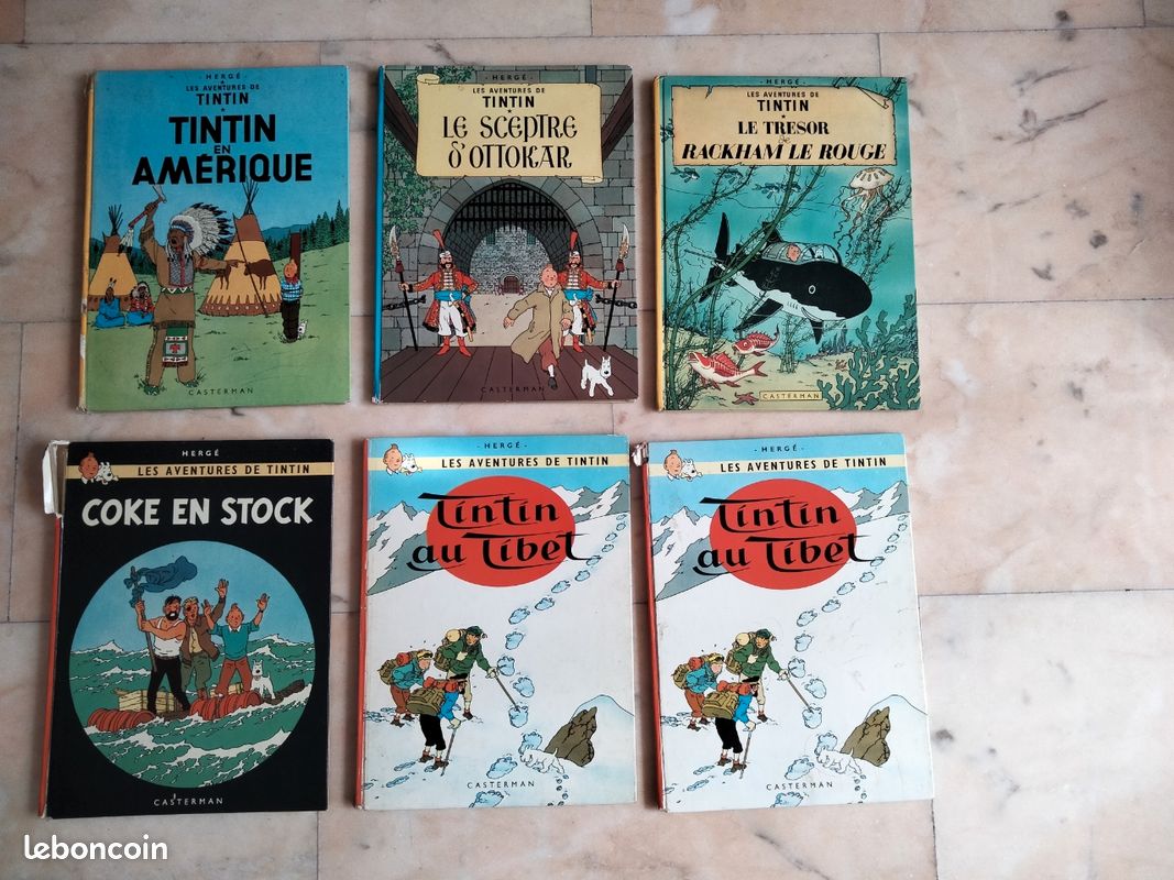 Lot tintin Hergé Casterman (image 1)