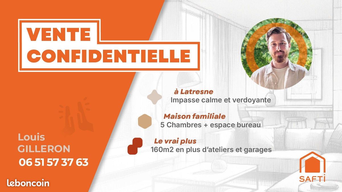 Maison 8 pièces 230 m² · à Latresne · 230 m² · 480 000 €