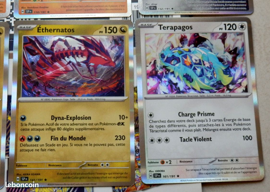 Evolishop Lot De 11 Cartes Pokémon – 10 Brillantes + 1 Ultra Rare – Sachet Holographique NEUF – Idéal Collection