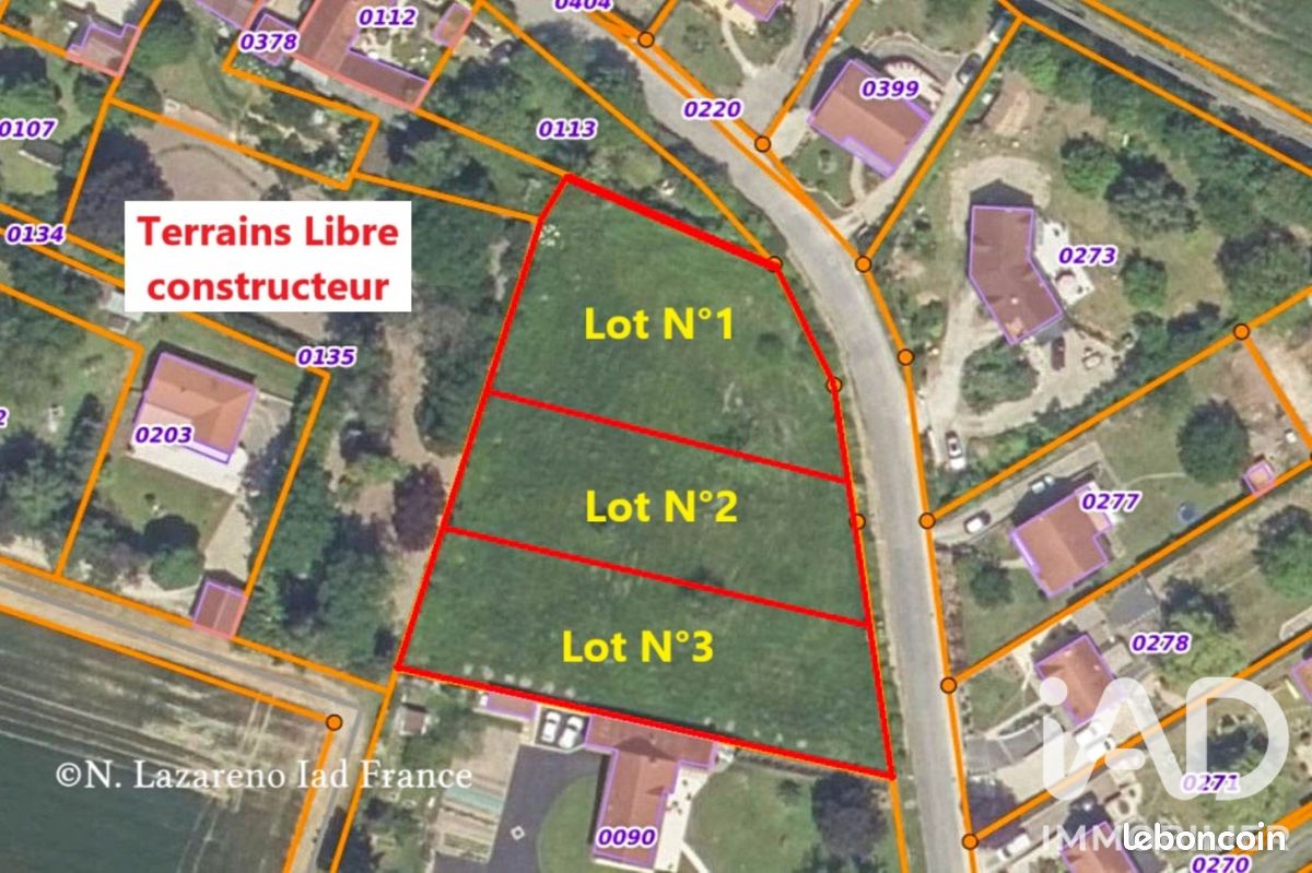 Terrain 1230 m² · à Chilleurs-aux-Bois · 1 230 m² · 54 750 €