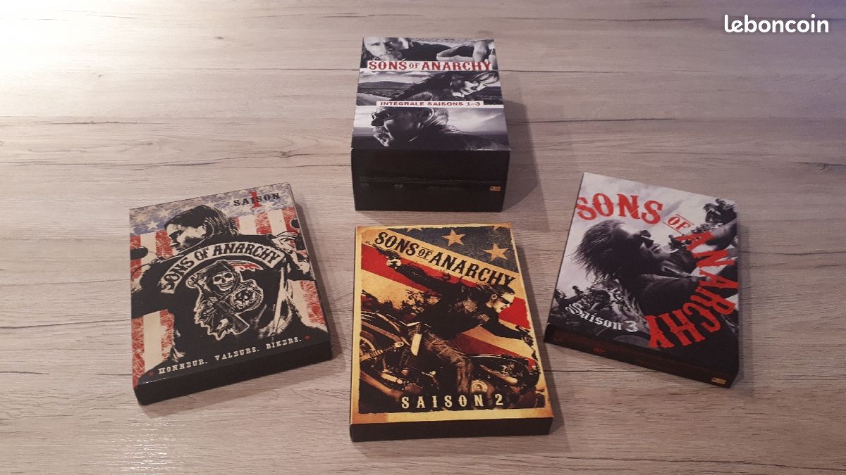 Dvd sons of anarchy saisons 1 2 3 (image 1)