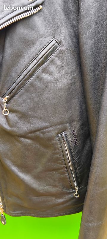 Perfecto Schott/blouson en cuir (image 4)