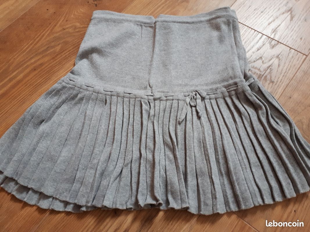 Jupe Courte Jupe Laine Grise Jupe Courte En Laine, Acrylique De